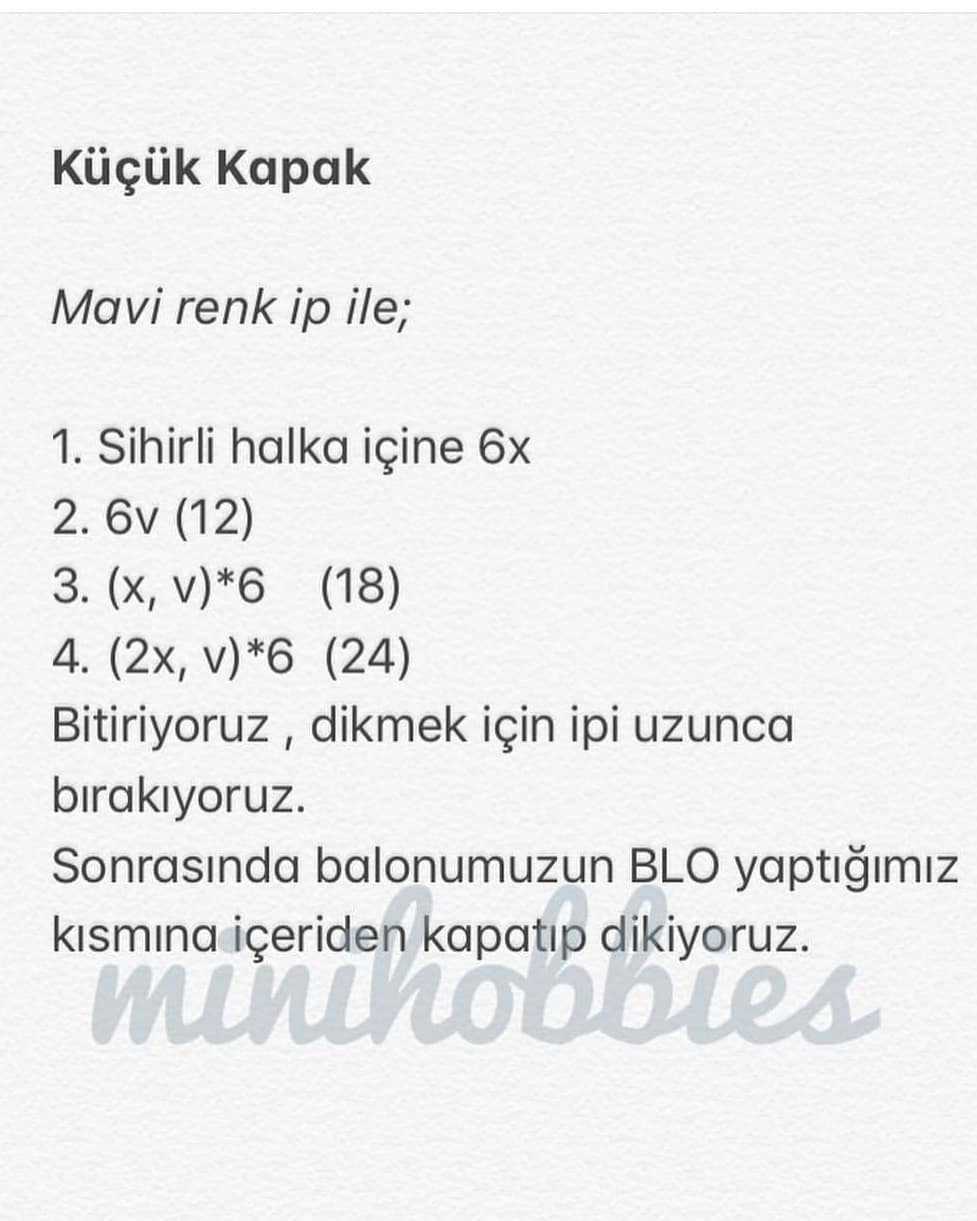 Balon Şeklinde Tığ İşi Dekoratif Aksesuar Yapımı