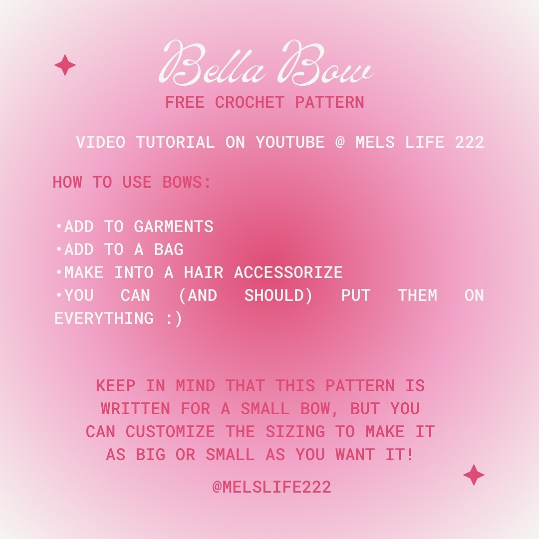 Bella Bow Crochet Bag: Free Pattern with Cute Pink Bows