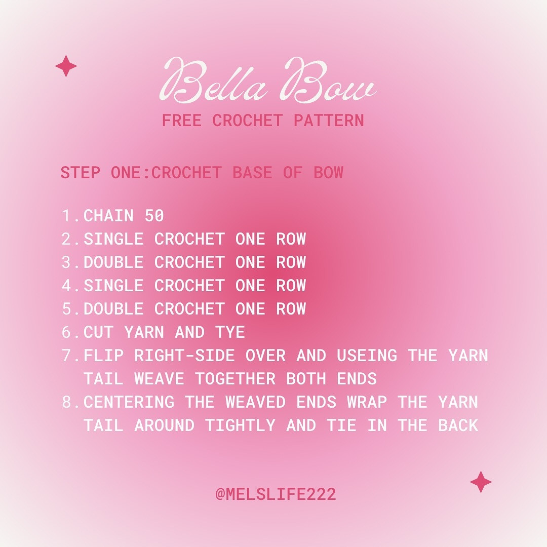 Bella Bow Crochet Bag: Free Pattern with Cute Pink Bows