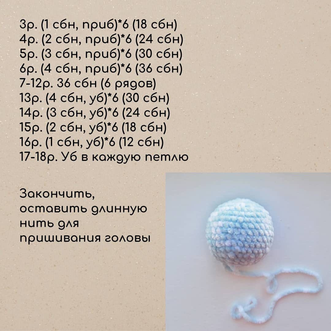 Бесплатный мастер-класс по вязанию плюшевого мишки для начинающих