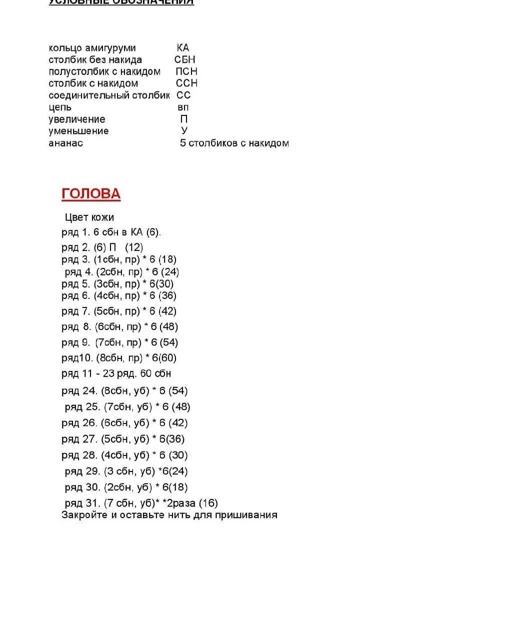 Бесплатный мастер-класс по вязанию рождественской куклы