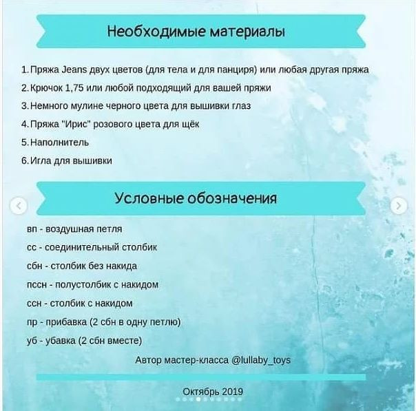 Бесплатный мастер-класс: Вязаная черепашка для начинающих