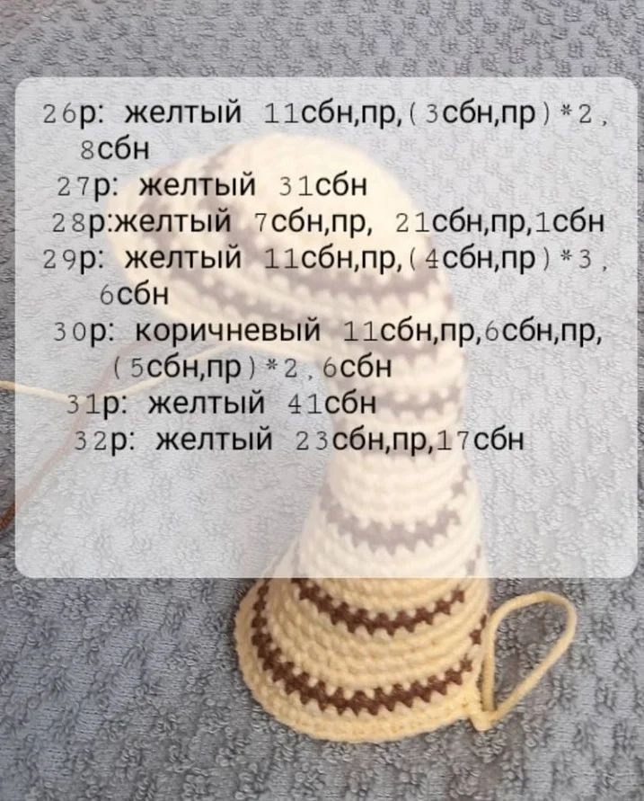 Бесплатный мастер-класс: вязание крючком тигра с шарфом
