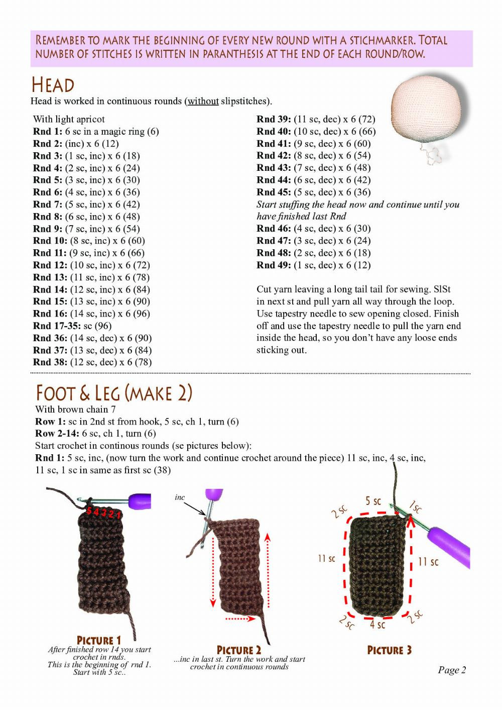 "Charlie Brown Crochet Pattern: Detailed Instructions for Crafting"