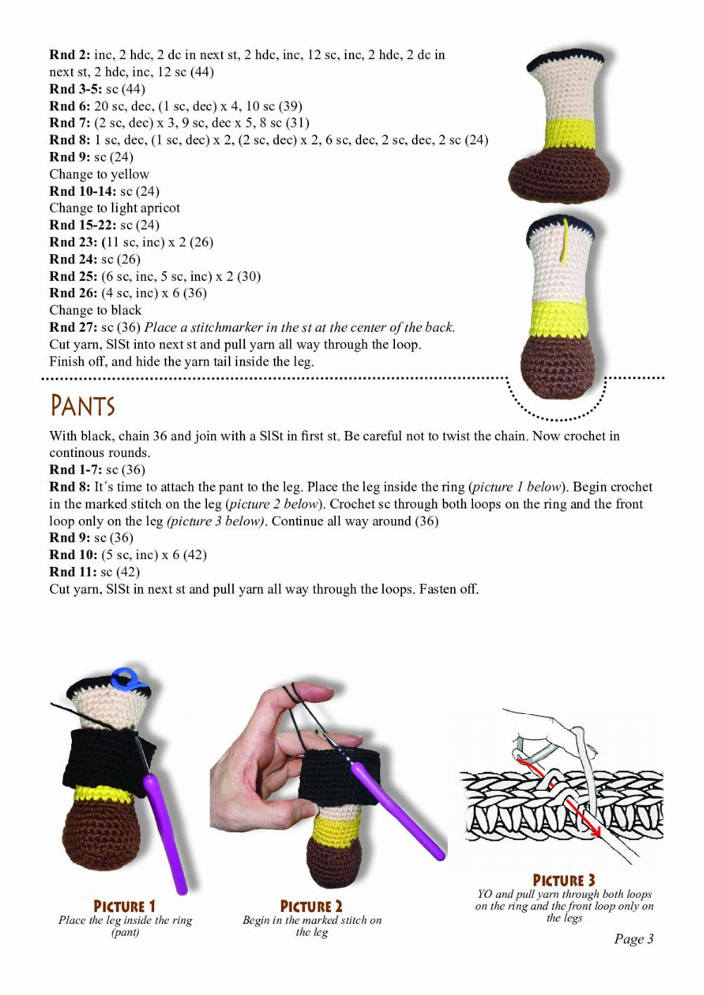 "Charlie Brown Crochet Pattern: Detailed Instructions for Crafting"