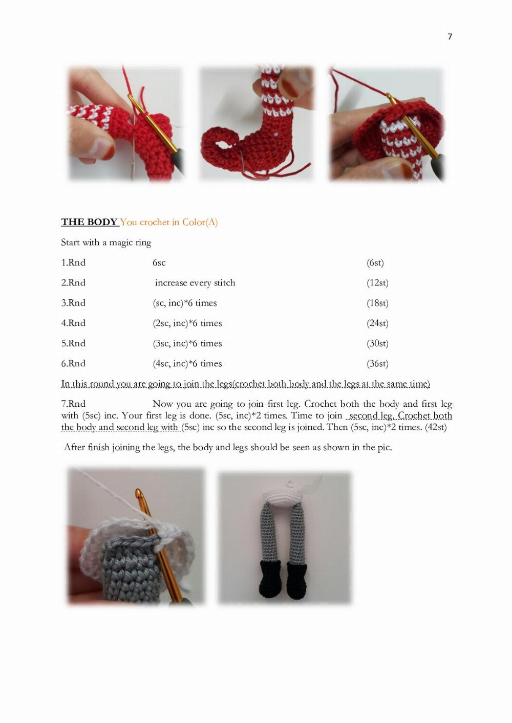 Christmas Elf Crochet Pattern with Festive Tree Dress