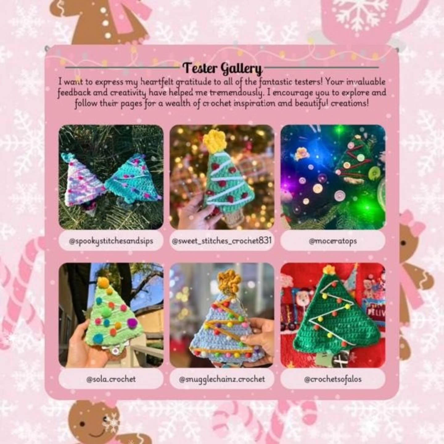 Christmas Tree Gift Card Holder Crochet Pattern