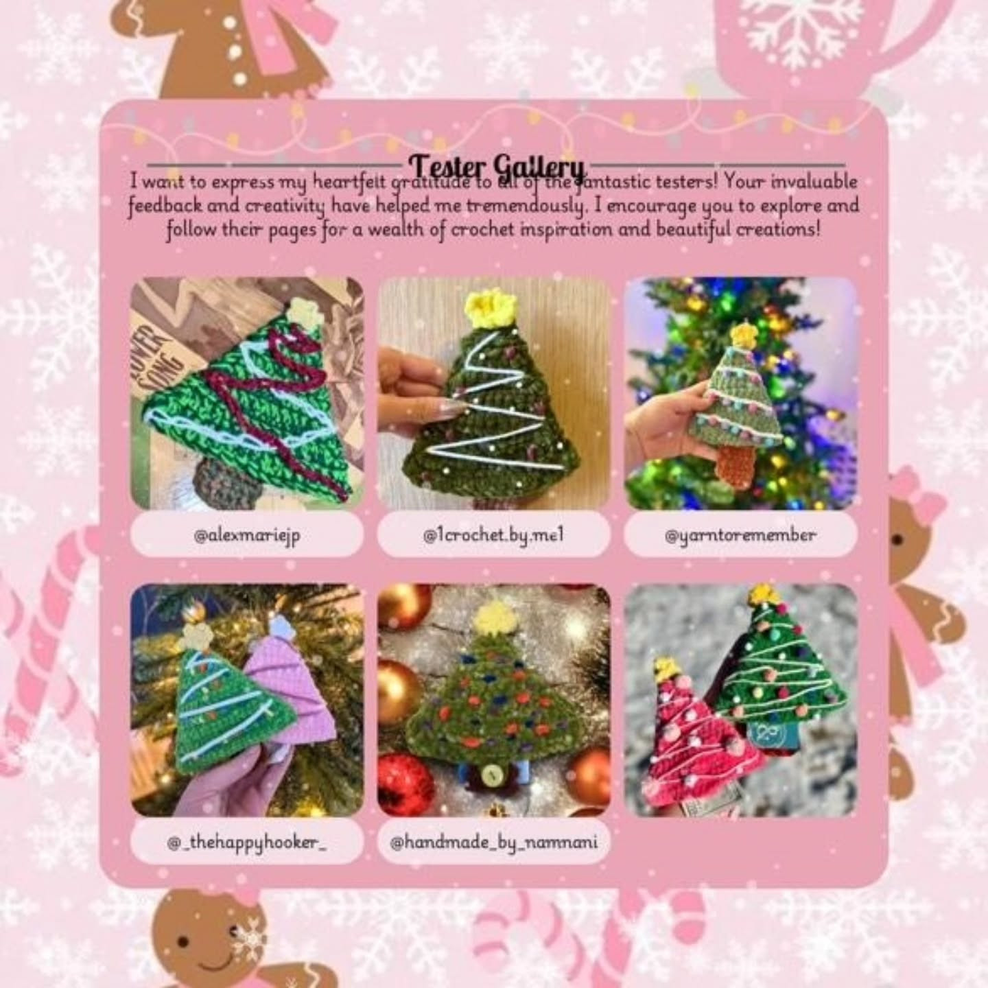 Christmas Tree Gift Card Holder Crochet Pattern