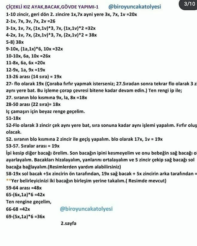 Çiçekli Kız Bebek Amigurumi Tarifi: Tatlı Oyuncak Yapımı