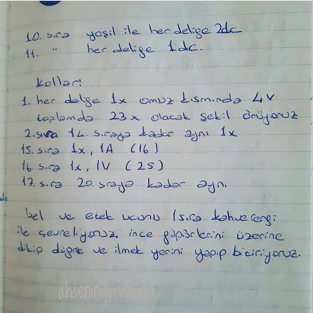 Çocuklar için Renkli ve Şık Tığ İşi Elbise Deseni