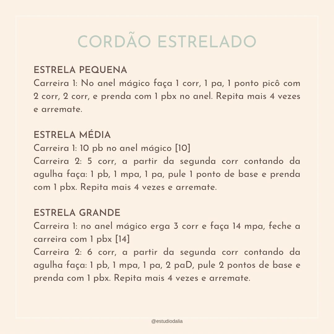 Cordão de Estrelas de Crochê: Um Toque Especial para o Natal
