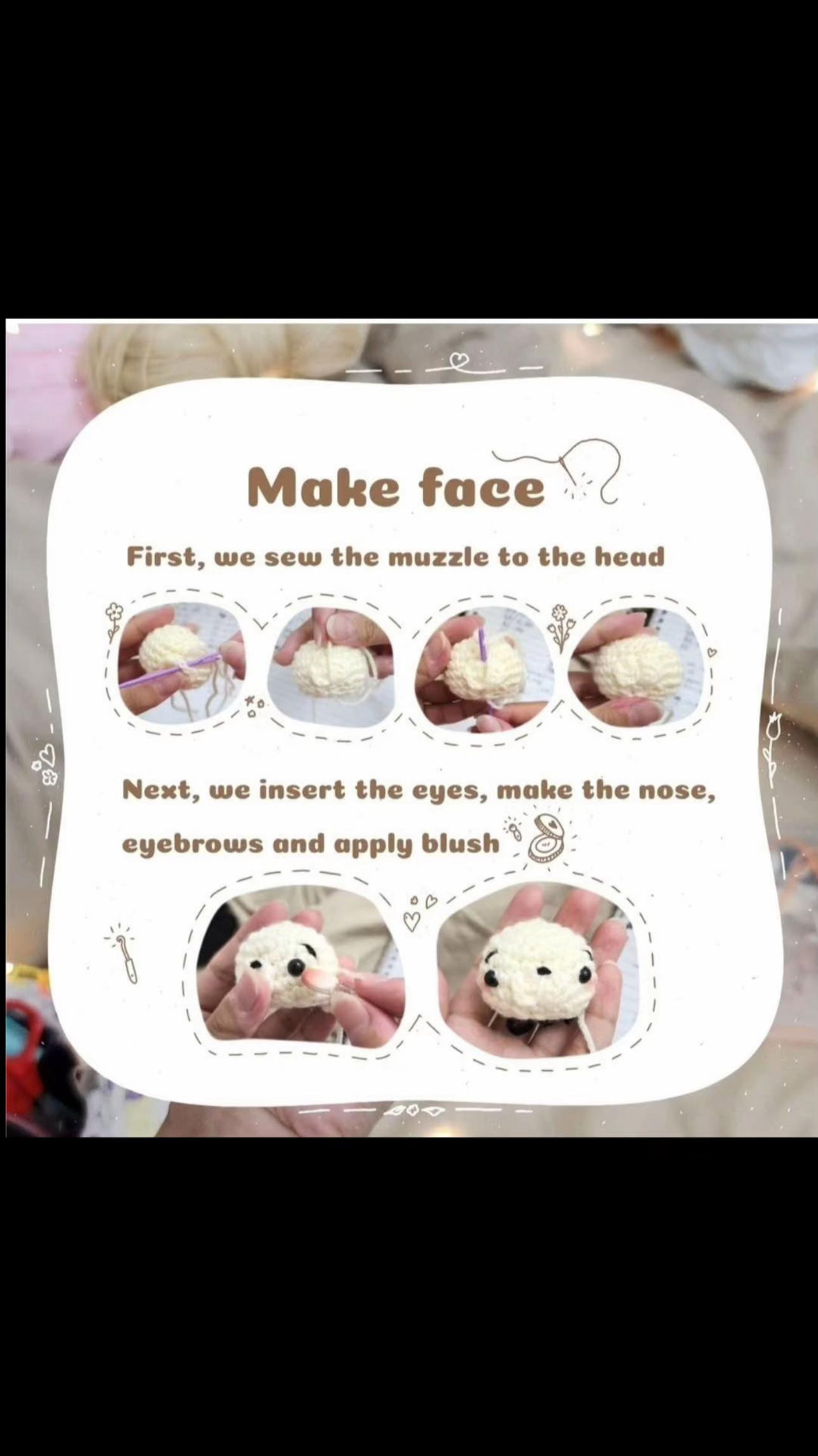Crochet Pattern for a Cute Little Seal: Materials and Instructions