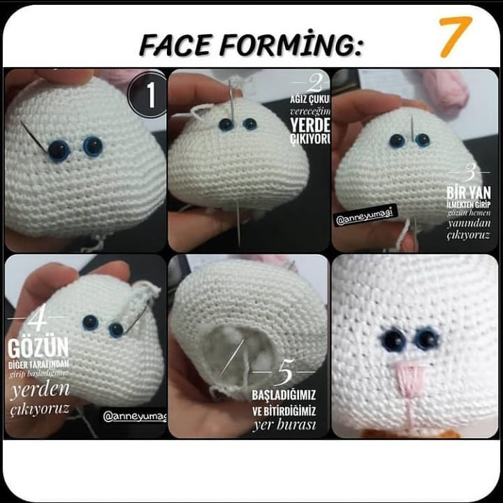 Crochet Pattern for Adorable Bunny in Blue Dress