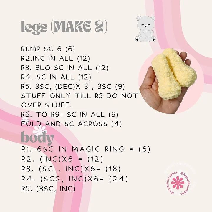 Crochet Pattern for Adorable Memory Bear Toy