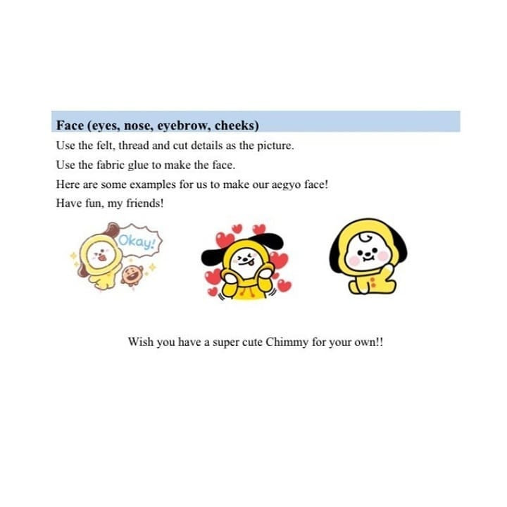 "Crochet Pattern for Cute Emotion Chimmy Amigurumi"