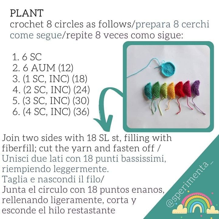 "Crochet Rainbow Cactus Pattern: Free and Colorful Design"