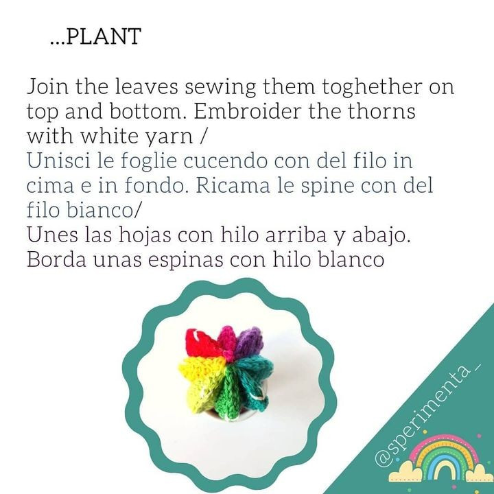 "Crochet Rainbow Cactus Pattern: Free and Colorful Design"