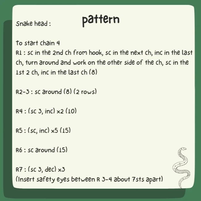Crochet Your Own Adorable Snake with This Easy Pattern