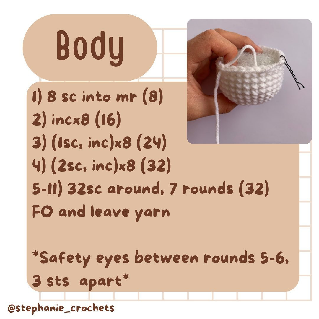 Crochet Your Own Bao Dumpling with This Free Pattern