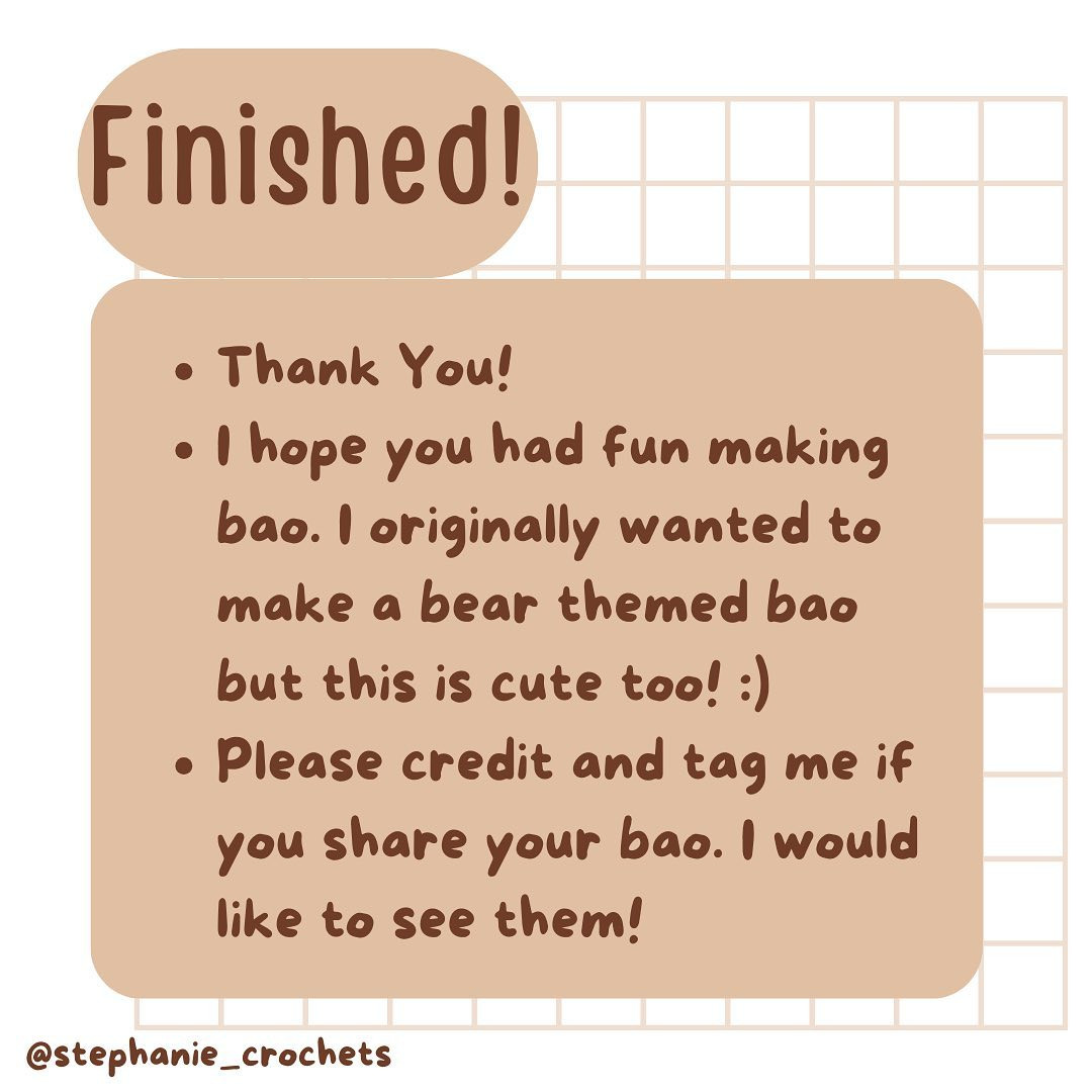 Crochet Your Own Bao Dumpling with This Free Pattern