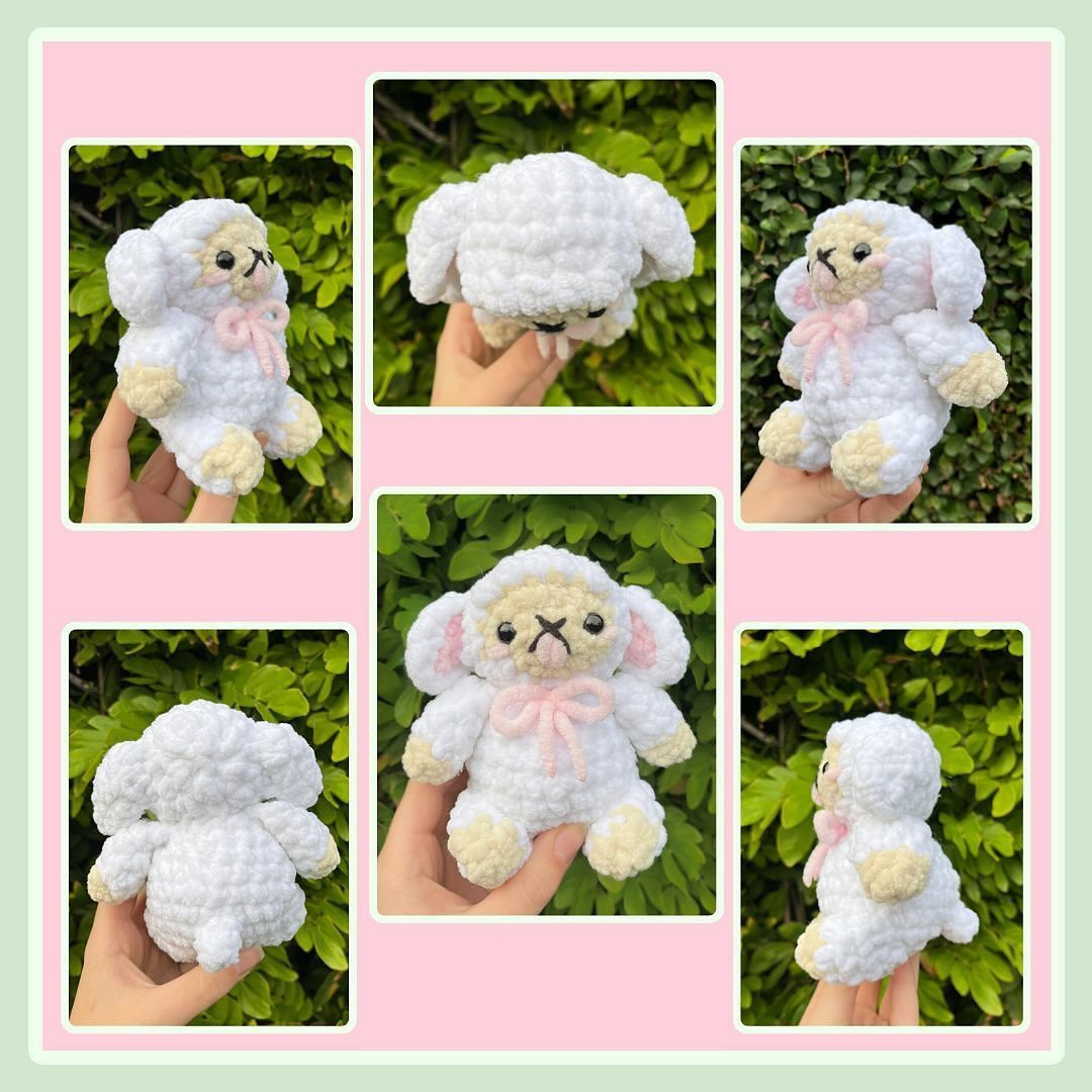 Cute Crochet Lamb: Free Pattern for Amigurumi Lovers