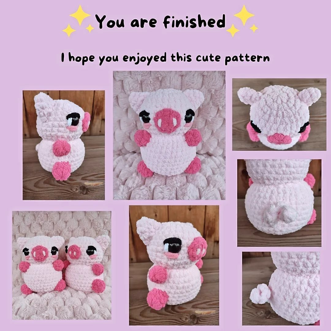 Cute Crochet Piggy Pattern for Adorable Amigurumi Creations