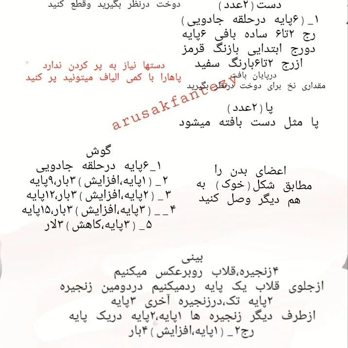 دستور بافت آویز خوک توت فرنگی بامزه