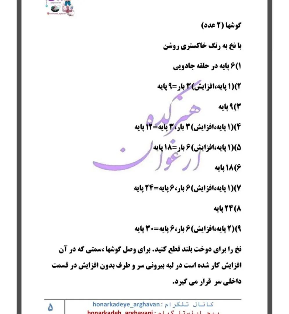 دستور بافت عروسک گربه با بستنی