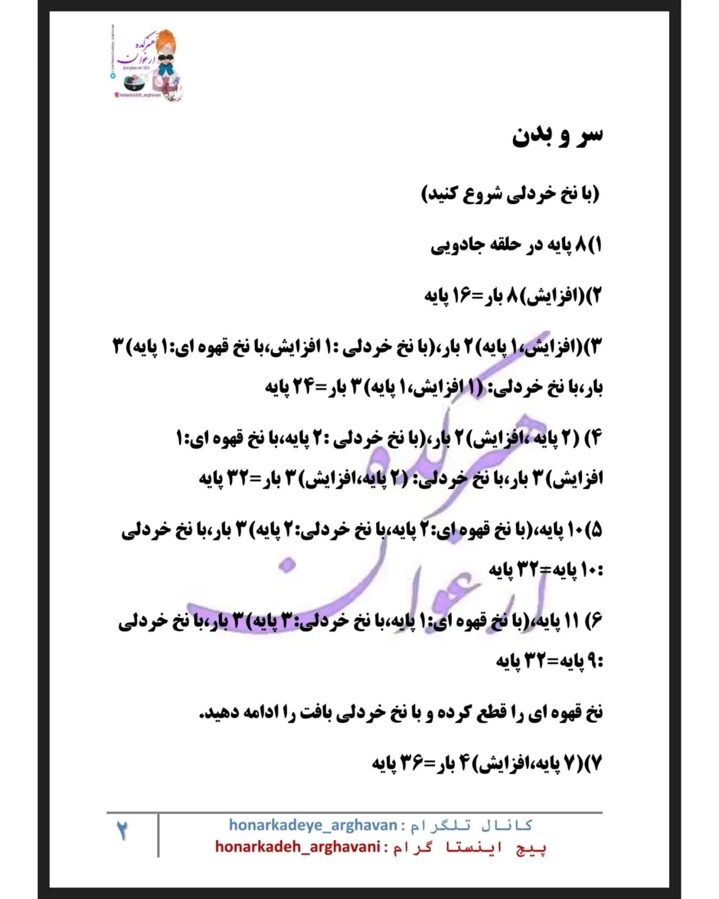 دستور بافت عروسک گربه قلاب‌بافی با طرح رایگان
