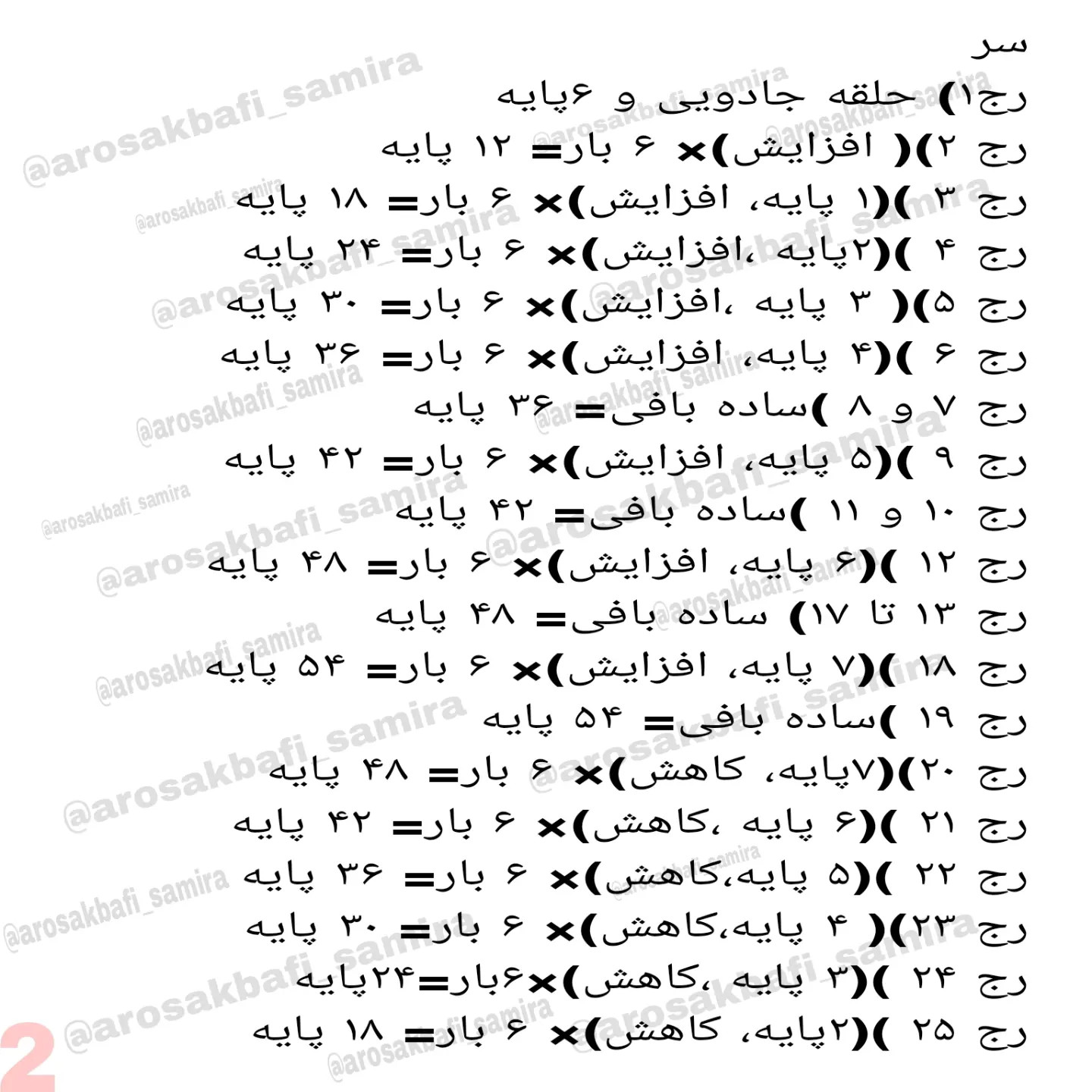 دستور بافت عروسک خرگوش قلاب‌بافی