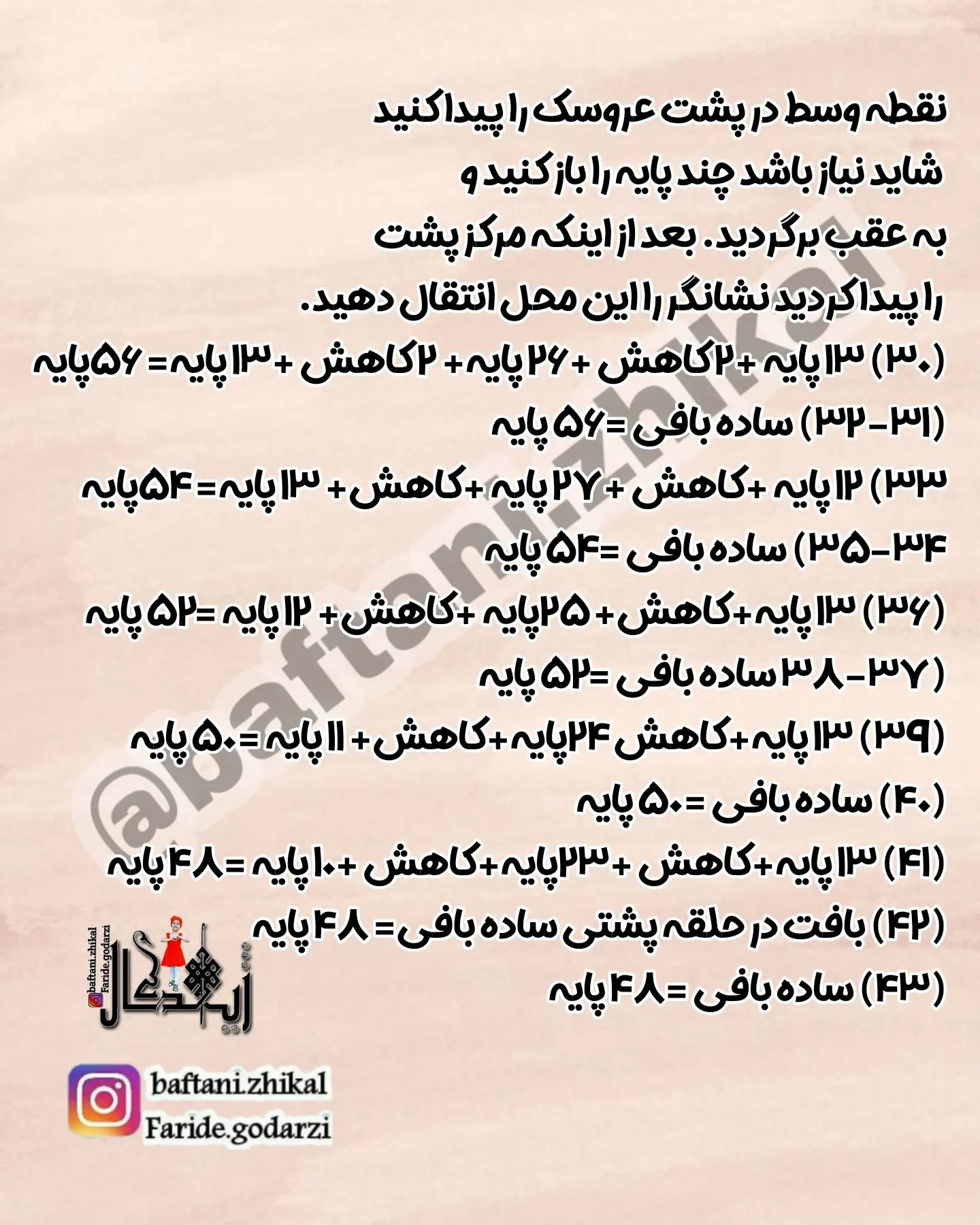 دستور بافت عروسک خرگوش ناز