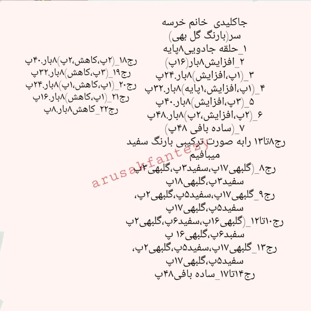 دستور بافت عروسک خرس و کندوی عسل
