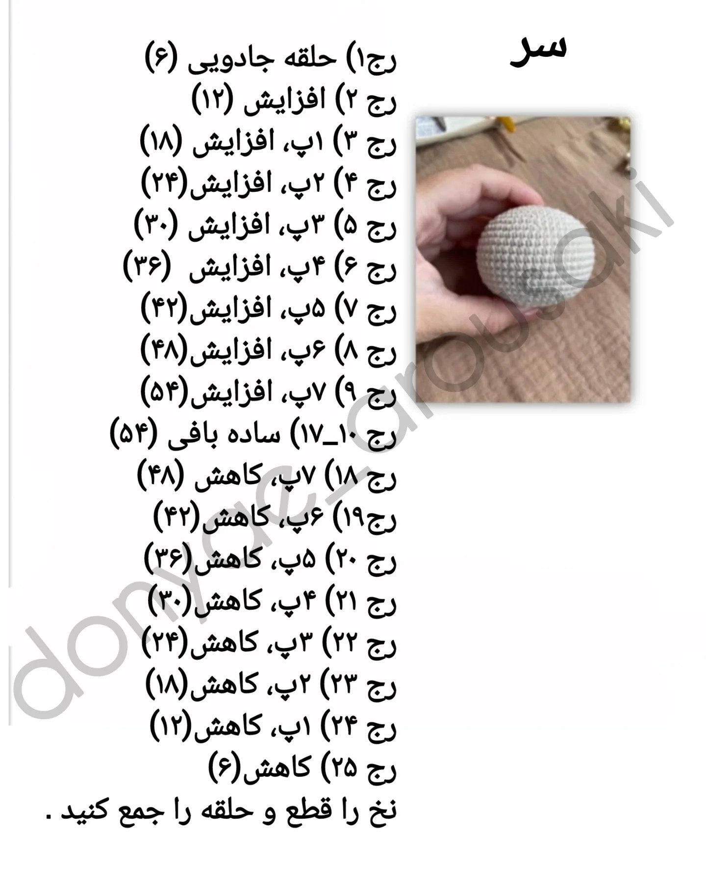 دستور بافت عروسک لاببو بیاف