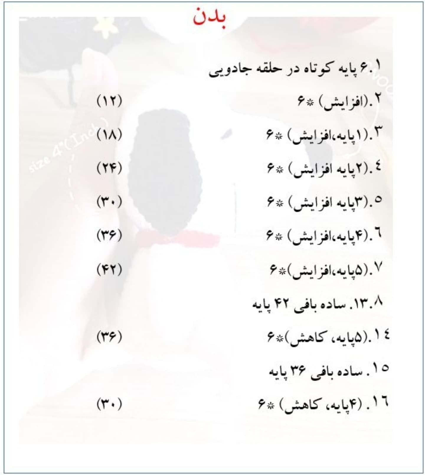 دستور بافت عروسک سگ با قلاب