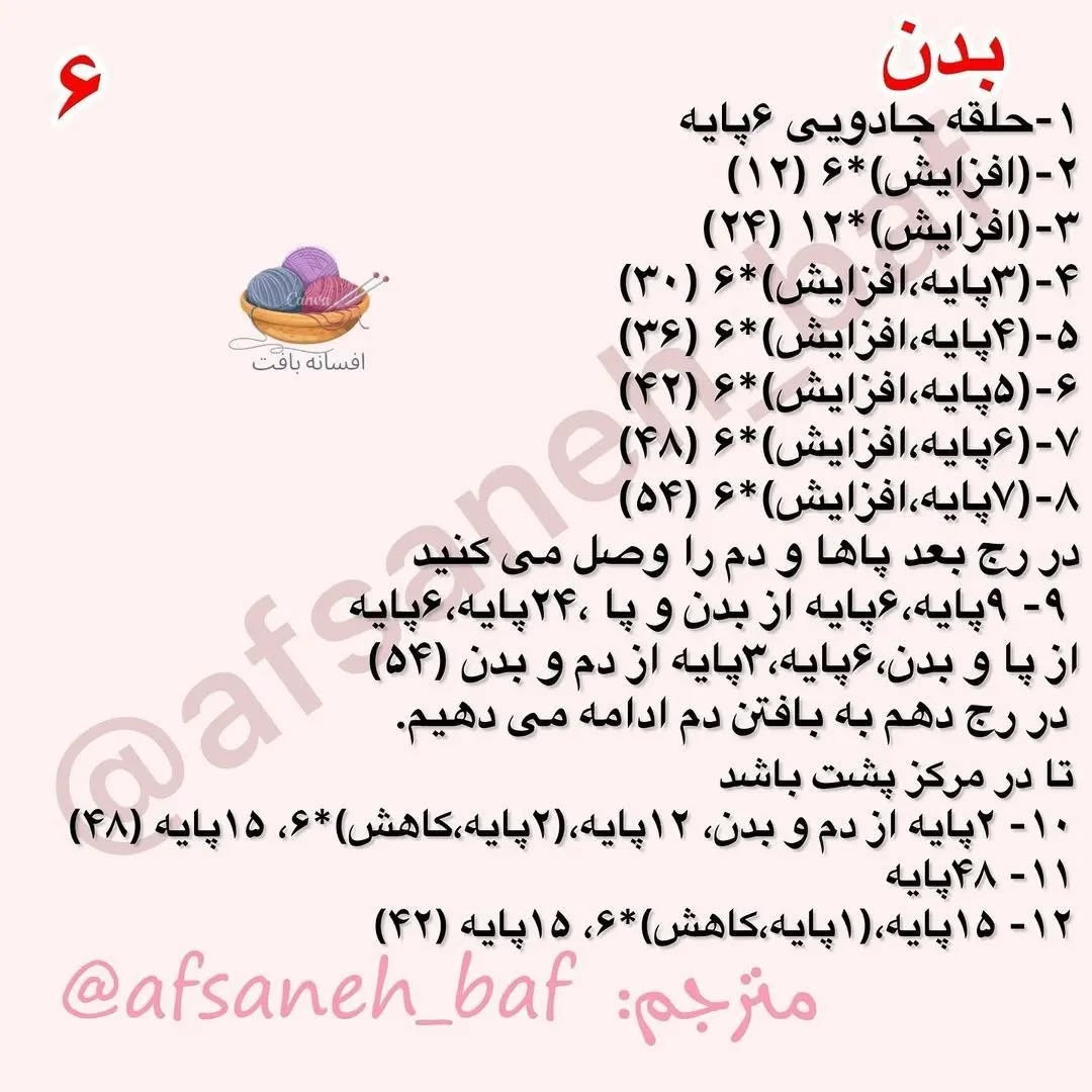دستور بافت عروسک سگ با قلاب دستور بافت رایگان