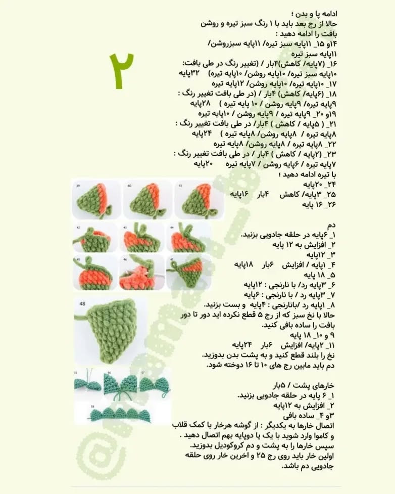 دستور بافت عروسک تمساح با طرح اختصاصی