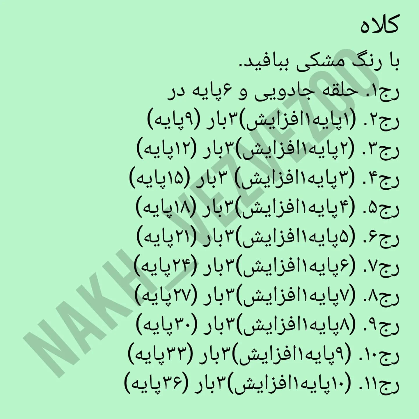 دستور بافت بچه گربه جادوگر با کلاه