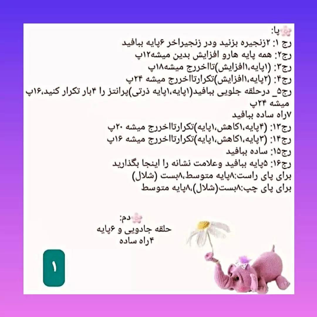 دستور بافت فیل هورتون