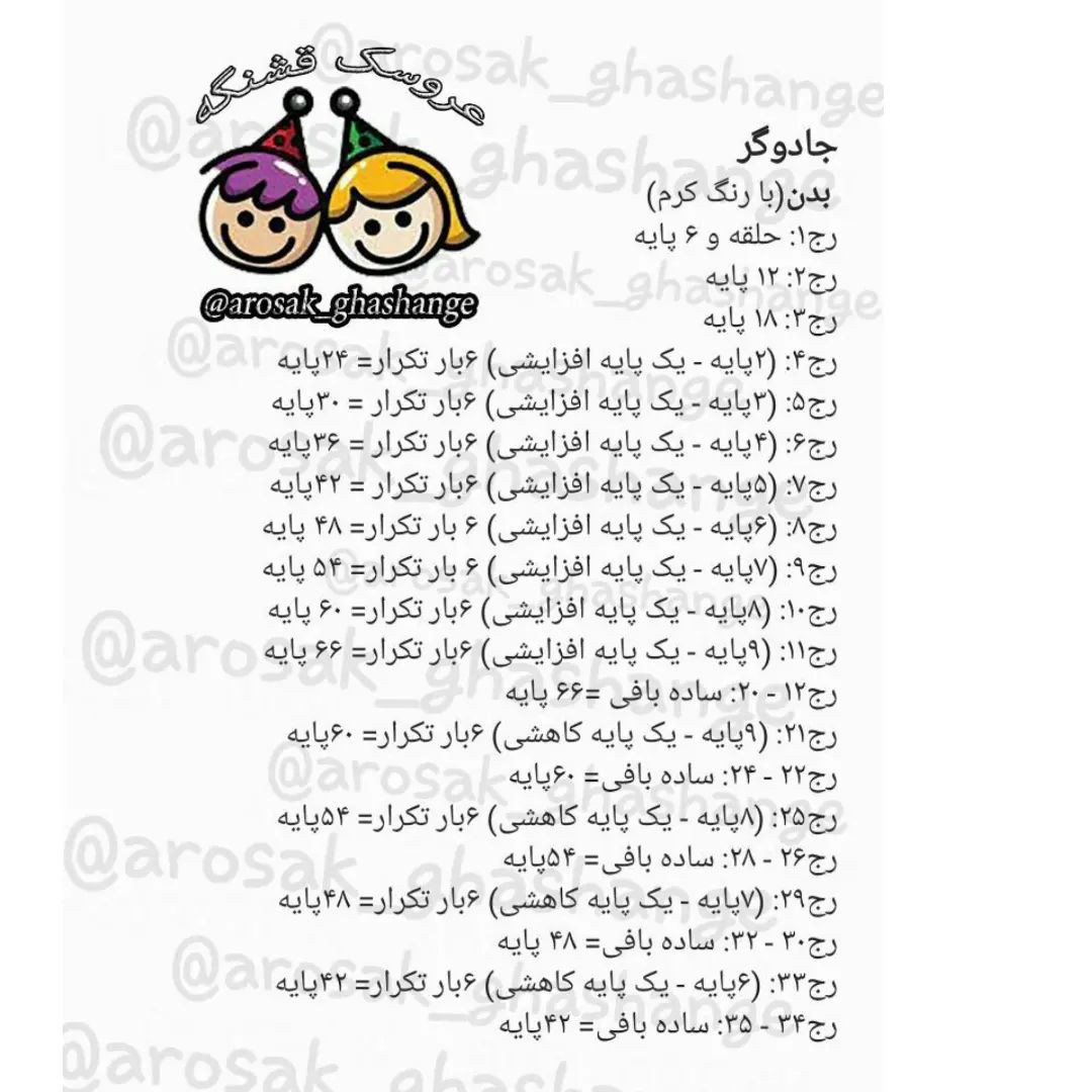 دستور بافت جادوگر