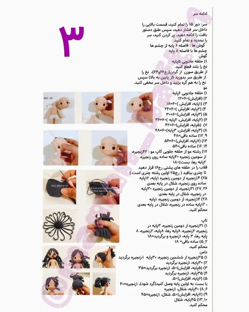 دستور بافت جینی با ترجمه اختصاصی از کانال مامان بافت