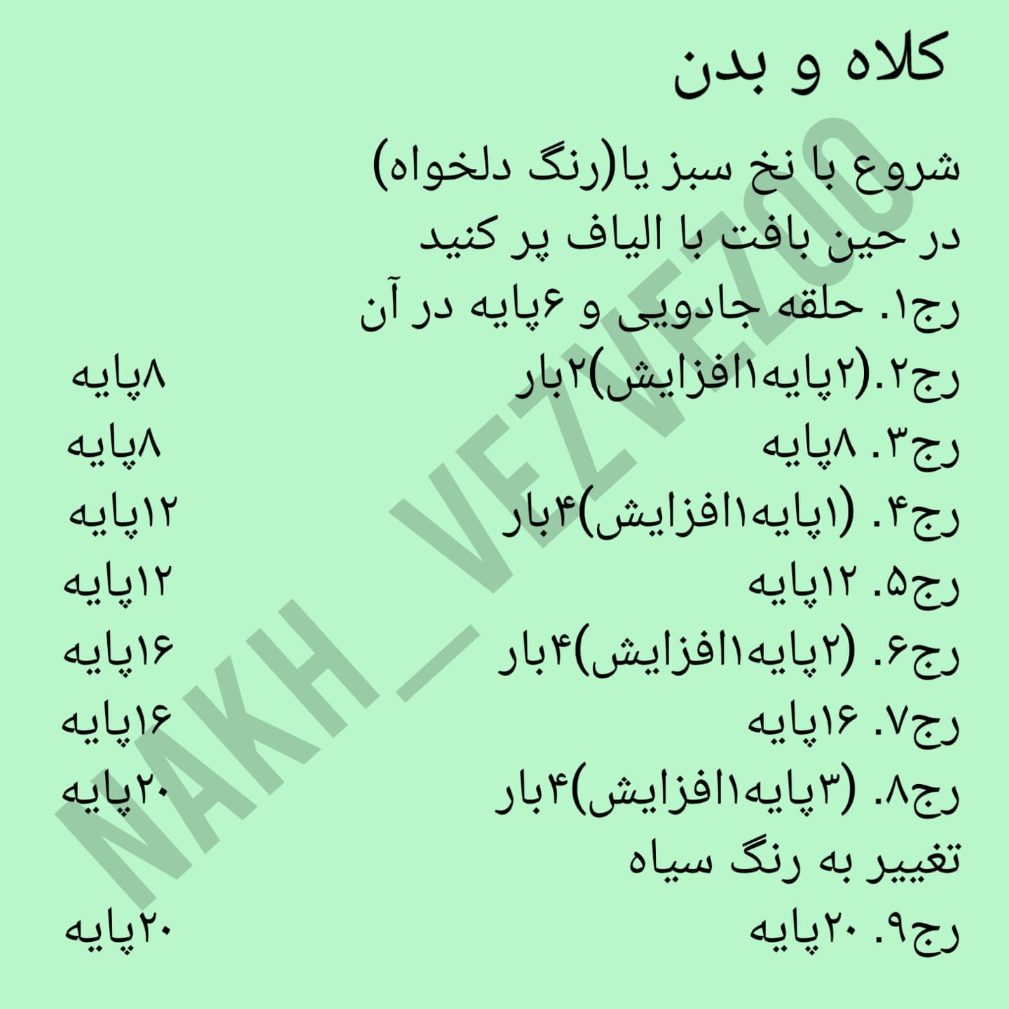 دستور بافت کدو تنبل جادوگر