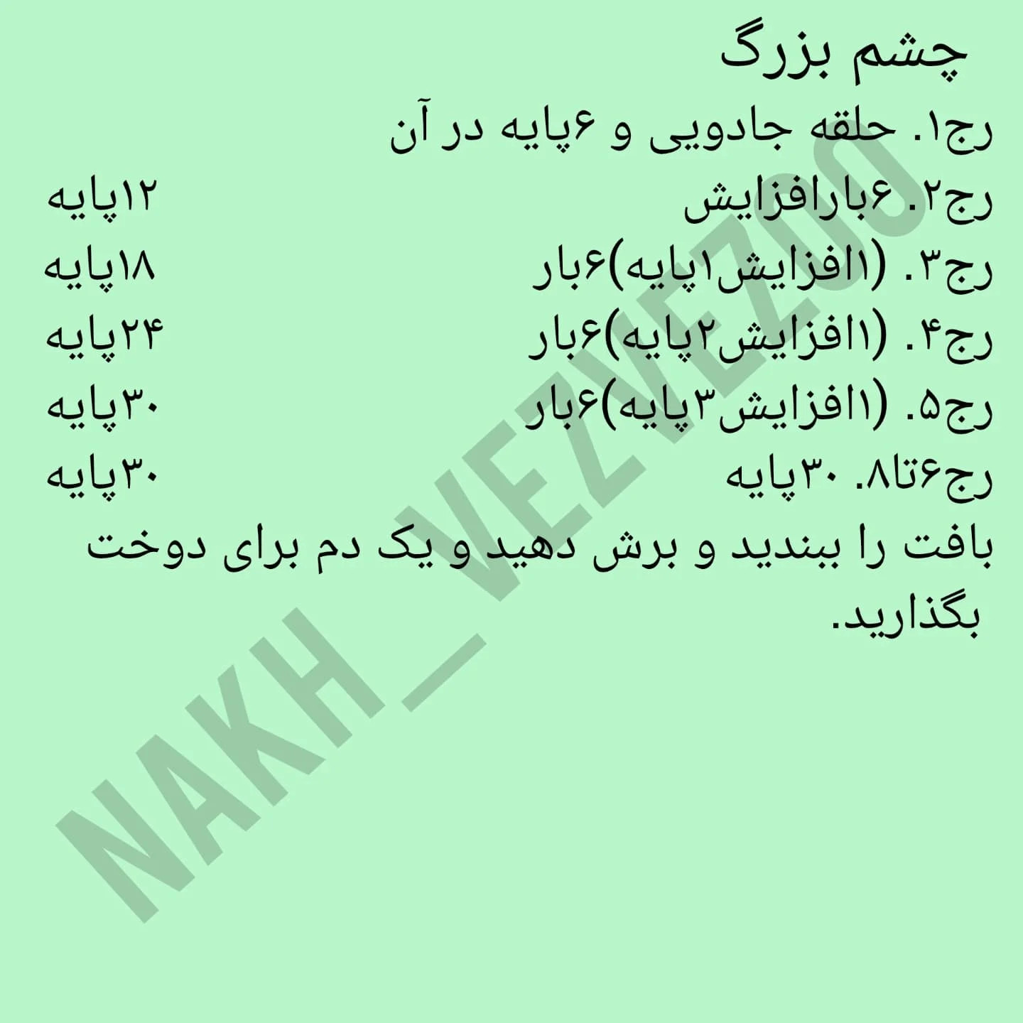 دستور بافت خرگوش و گربه خنگول