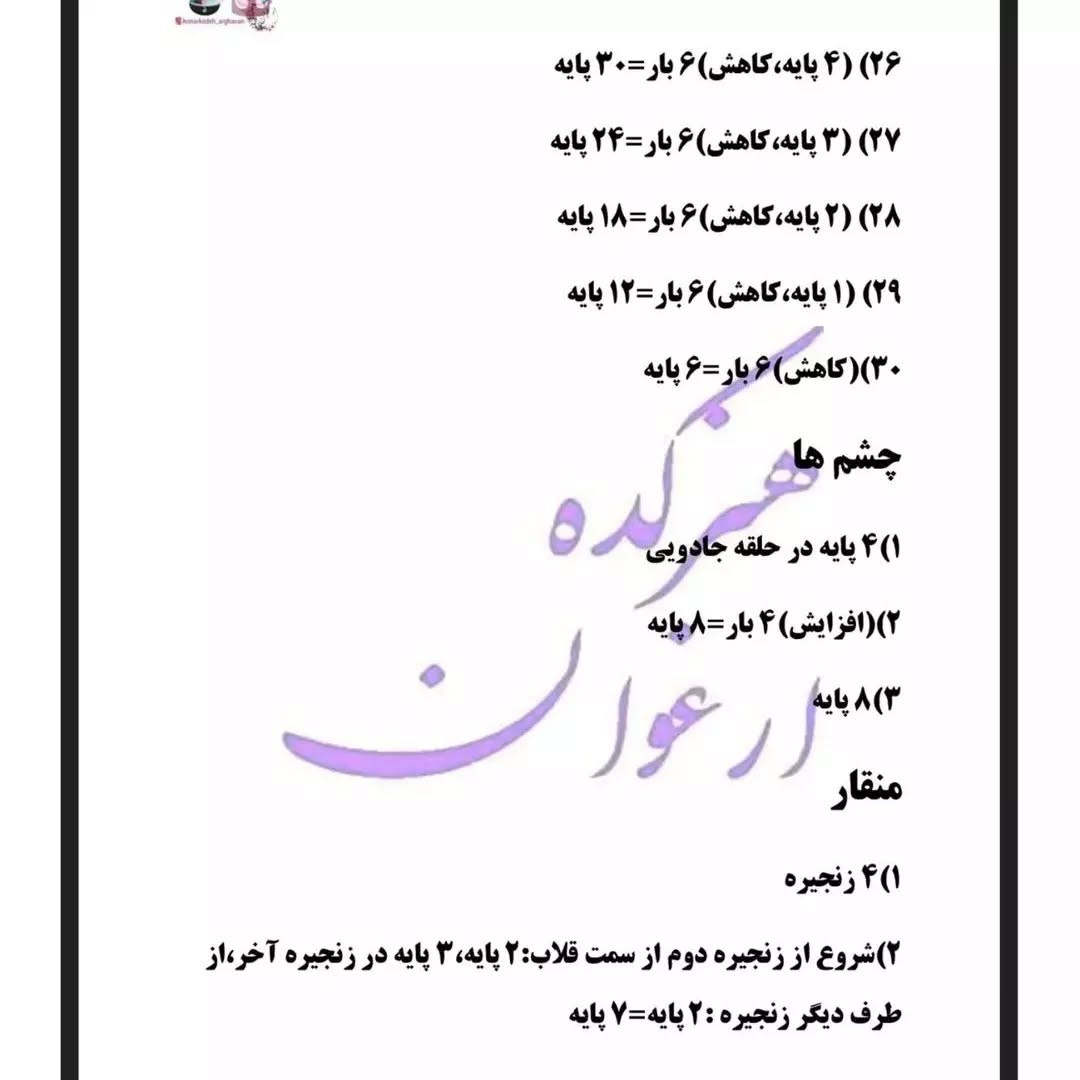 دستور بافت رایگان