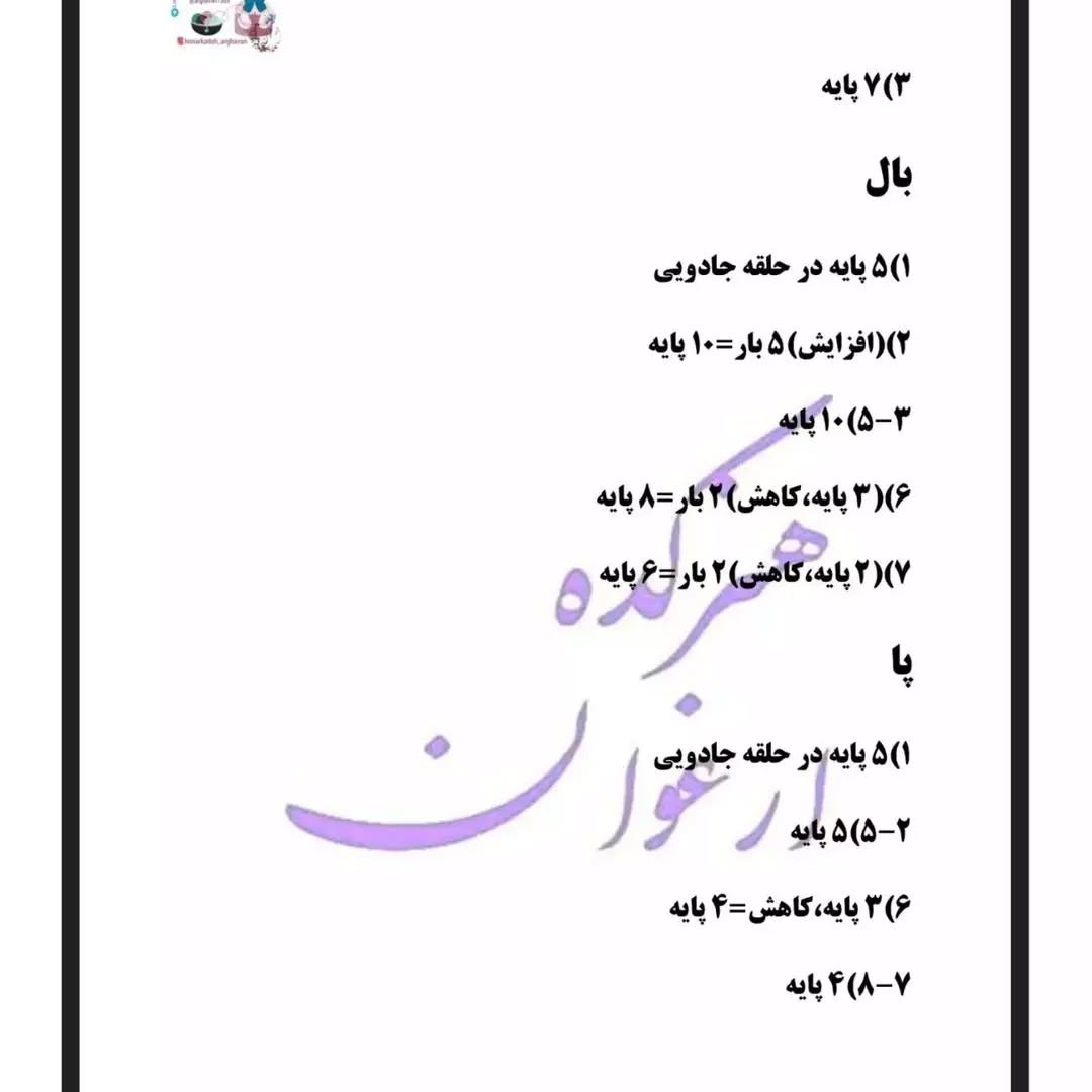 دستور بافت رایگان