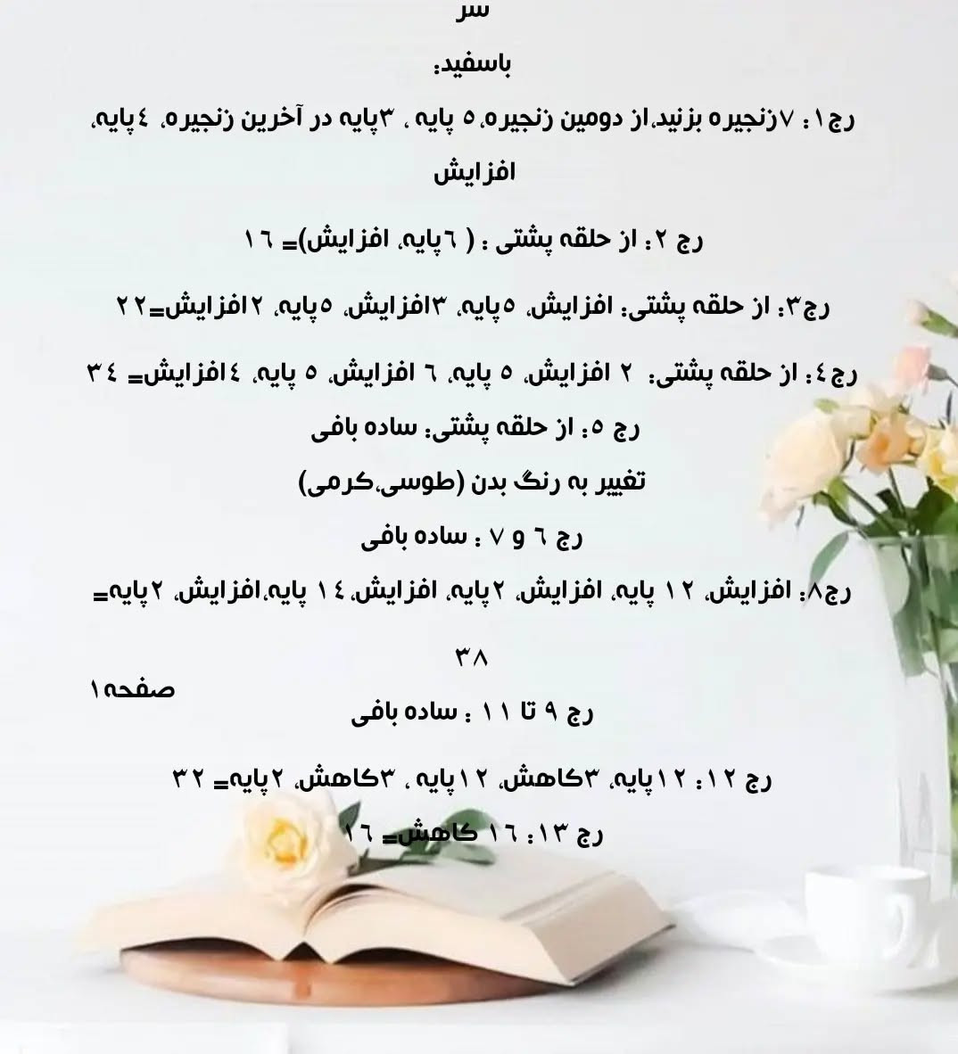 دستور بافت رایگان برای عروسک‌های بافتنی گوسفند