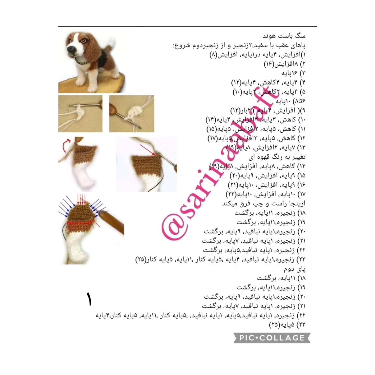 دستور بافت رایگان سگ باست هوند