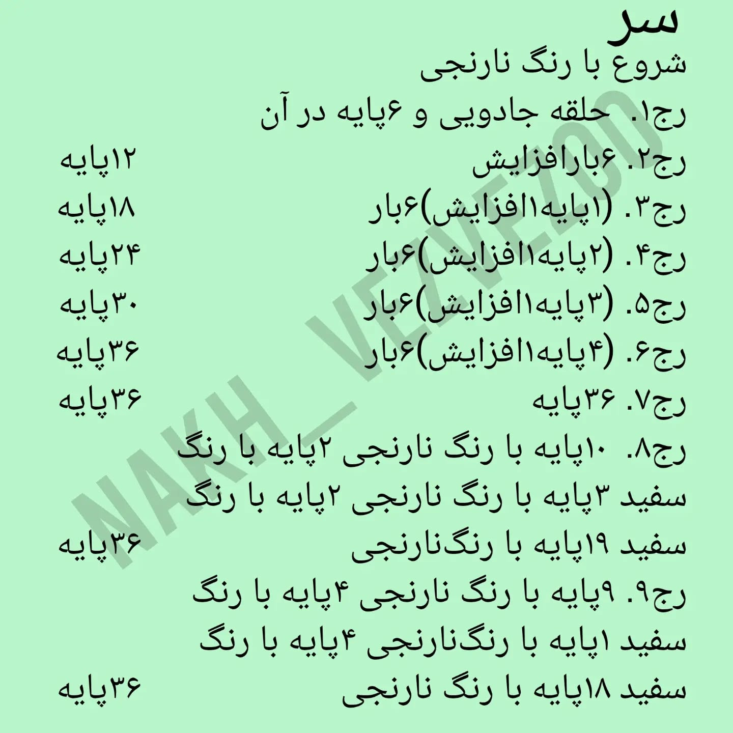 دستور بافت روباه خواب‌آلود