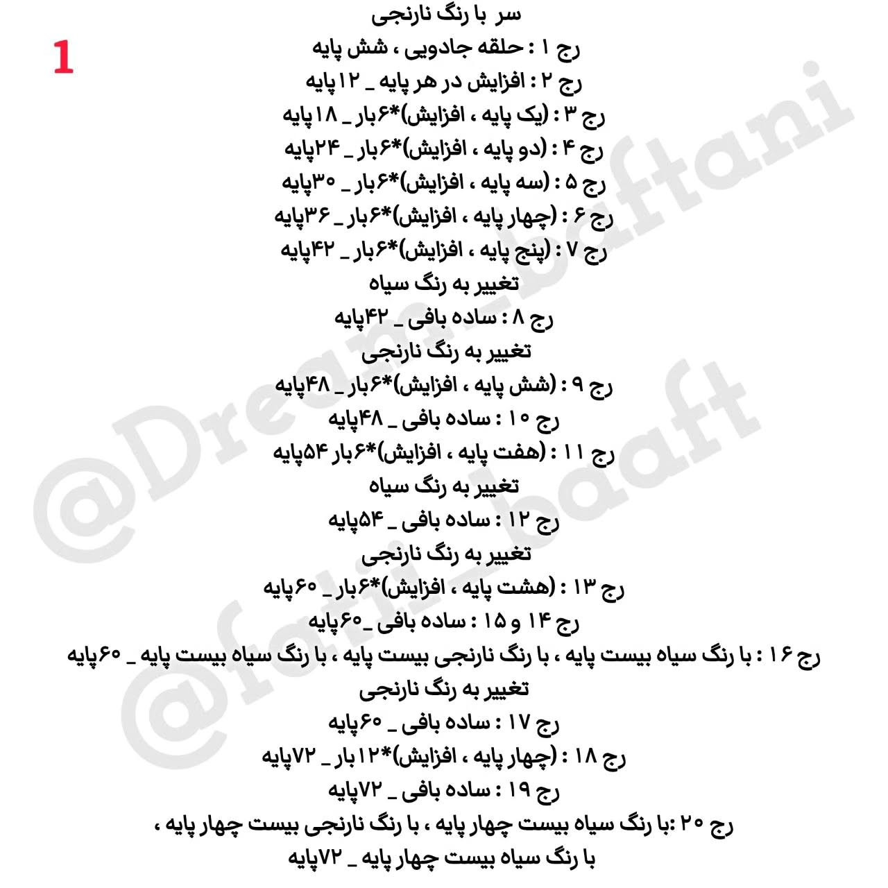 دستور بافت توله ببر