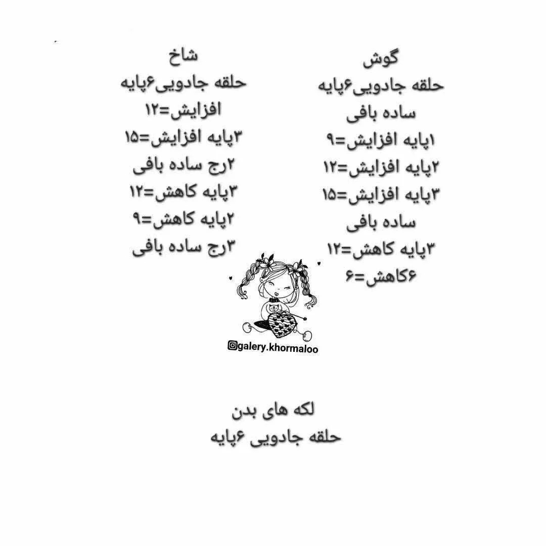 دستور بافت زرافه ی زیبا