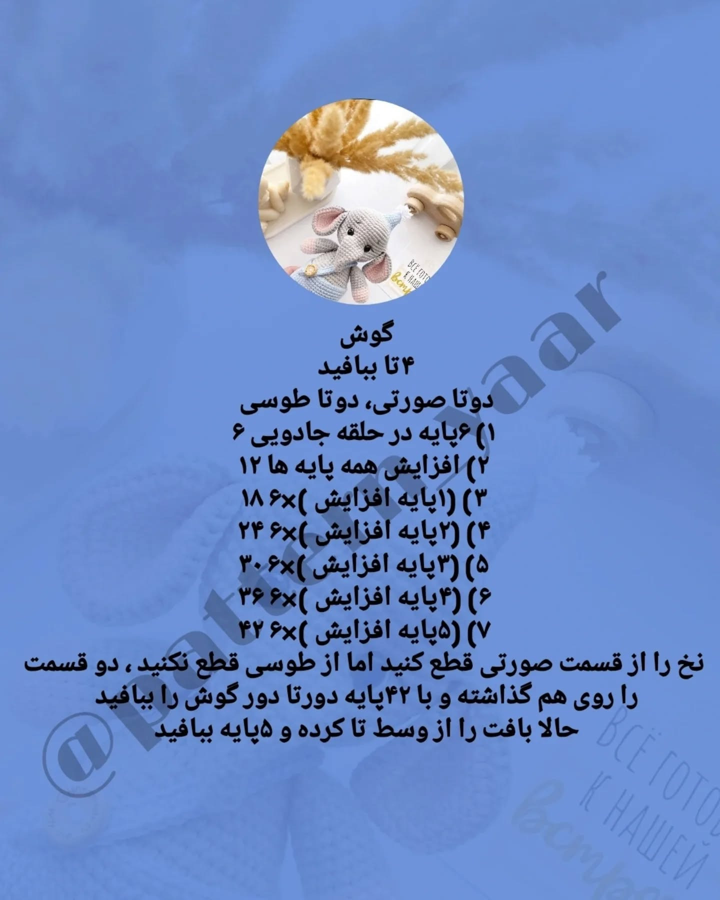 دستورالعمل بافت رایگان فیل